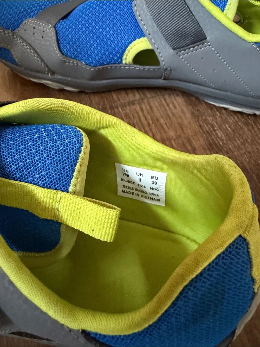 Merrell Kids' Hydro Quest Blue & Gray Water Sandals size 7